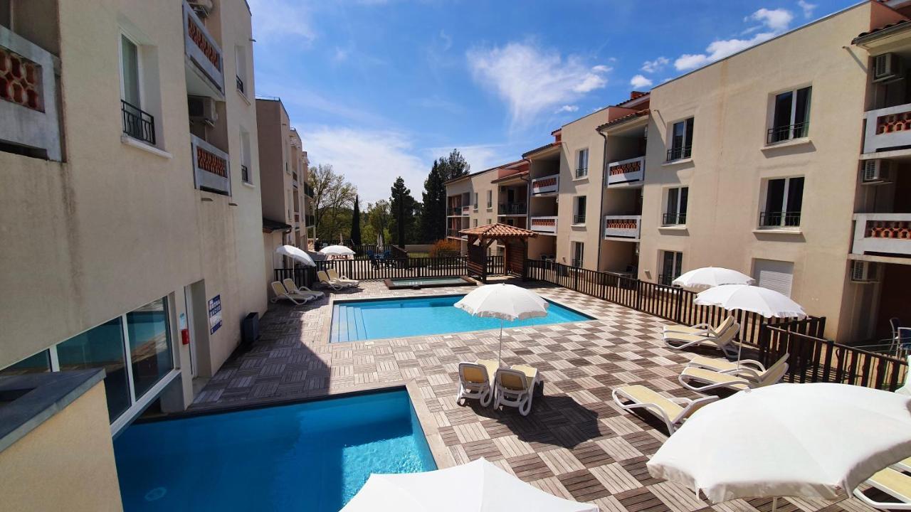 Le Baou Beni - Piscine, Climatisation & Parking Lägenhet Gréoux-les-Bains Exteriör bild
